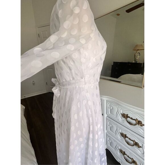 Guess polka dot wrap dress size M - Picture 6 of 7